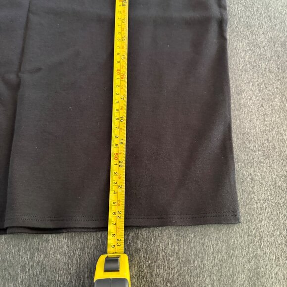 Eileen Fisher Women's 100% Cotton Classic Black Crew Neck SS Top, Size M - Picture 5 of 6